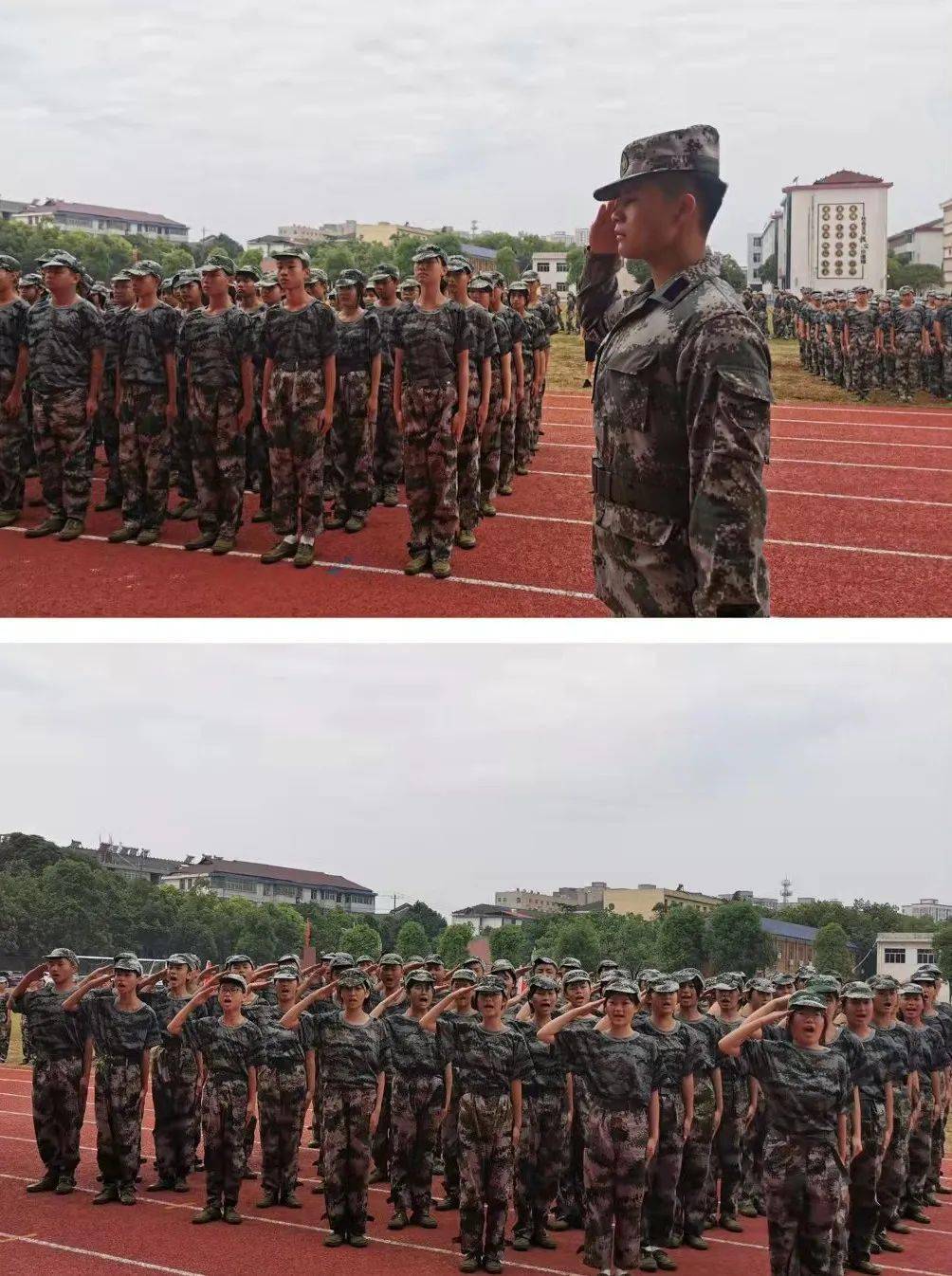 西湖一中高一新生军训总结表彰消防安全知识讲座