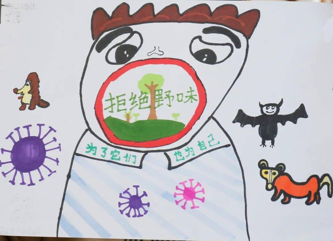 第一期青少年生态手绘画作品之海报类赏析