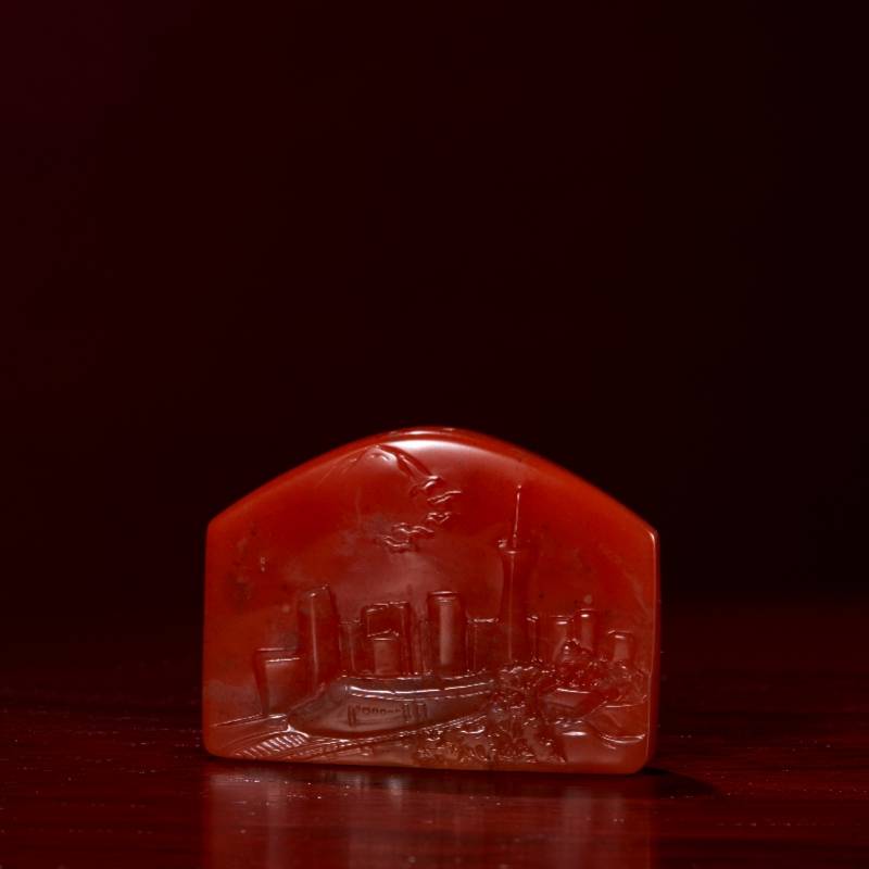 玉雕"羊城新貌"这项弘扬红色文化,匠心演绎文创的活动由广东省非物质