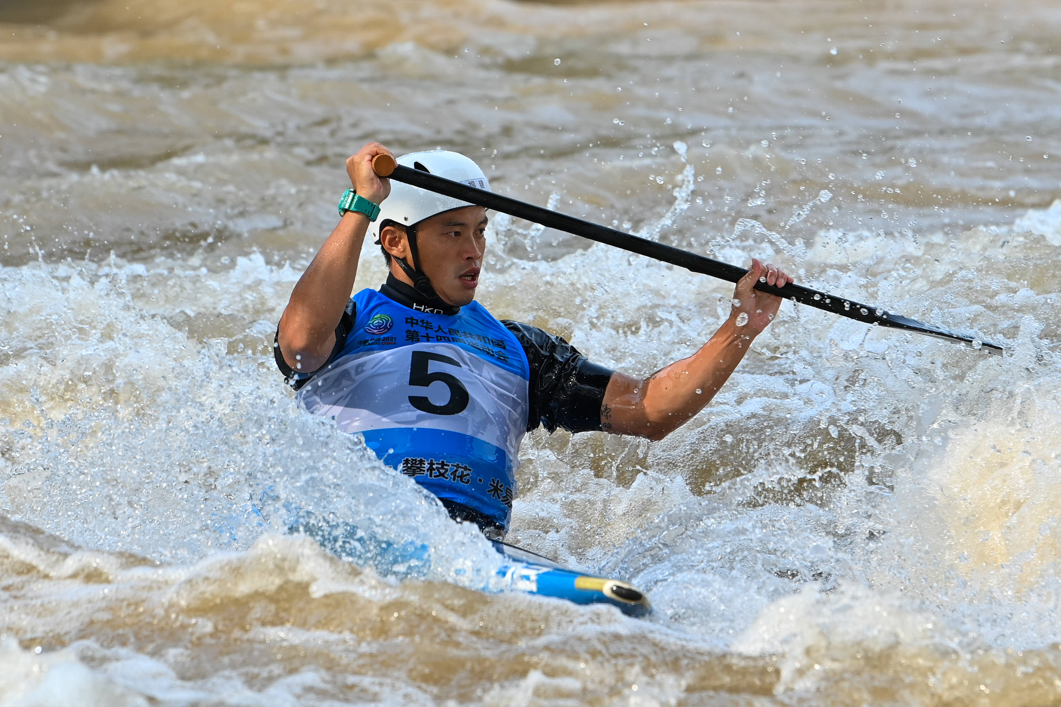 皮划艇激流回旋男子单人划艇决赛赛况