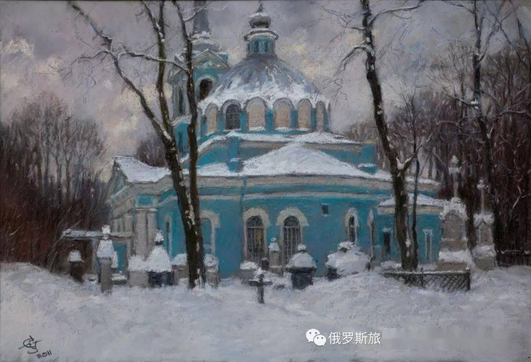 艺术俄罗斯色粉画家乌西克61谢尔盖的作品