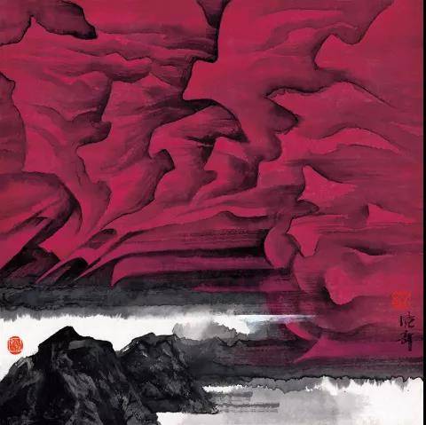 主题|险处不须看：刘镜奇意象山水画展再现井冈山气概