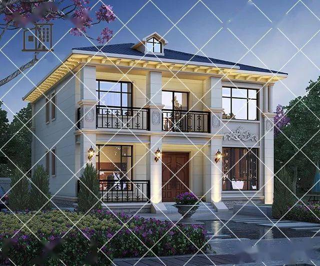 26款2021最新二层农村别墅2021网红爆款设计