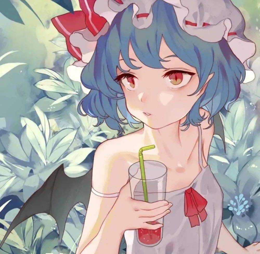 绝美蓝色系动漫头像值得保存