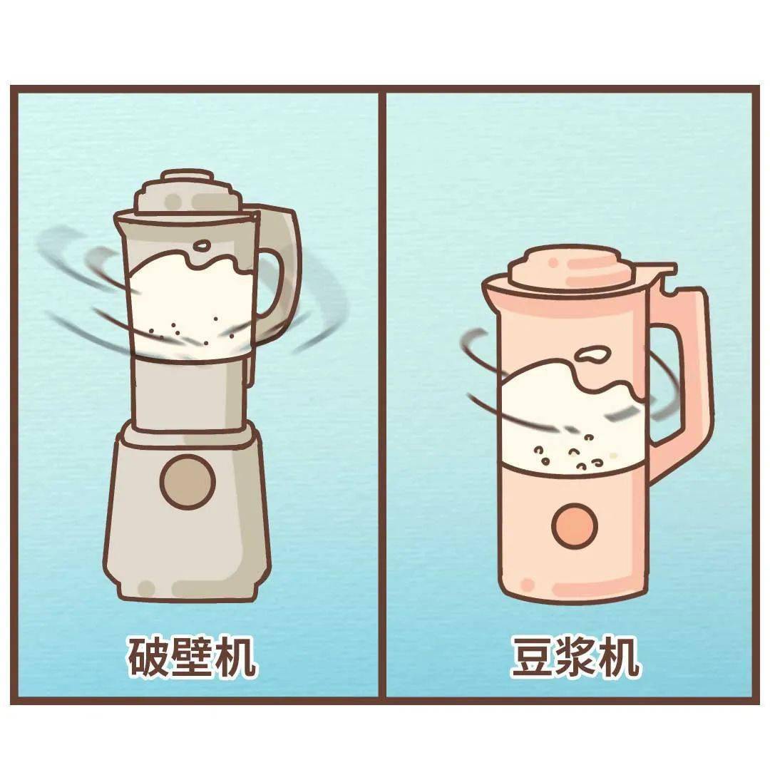 榨汁机和豆浆机的区别