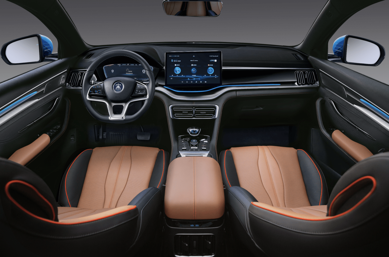 新增赤兔棕 玄武黑配色方案,宋plus dm-i提供内饰新选择_搜狐汽车_搜