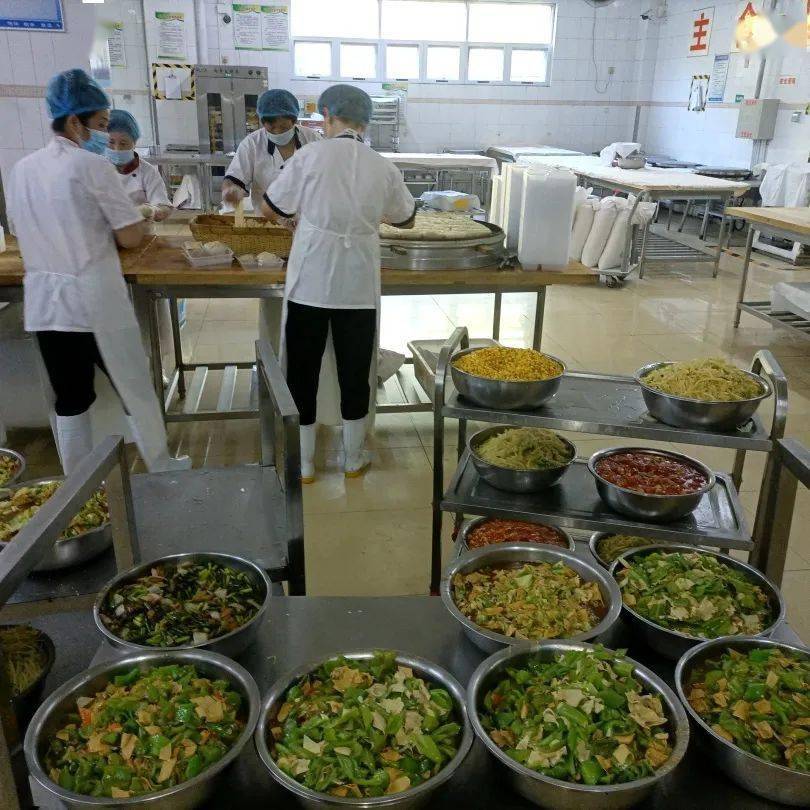 打造健康食堂传播健康理念一起走进宝坻一中食堂