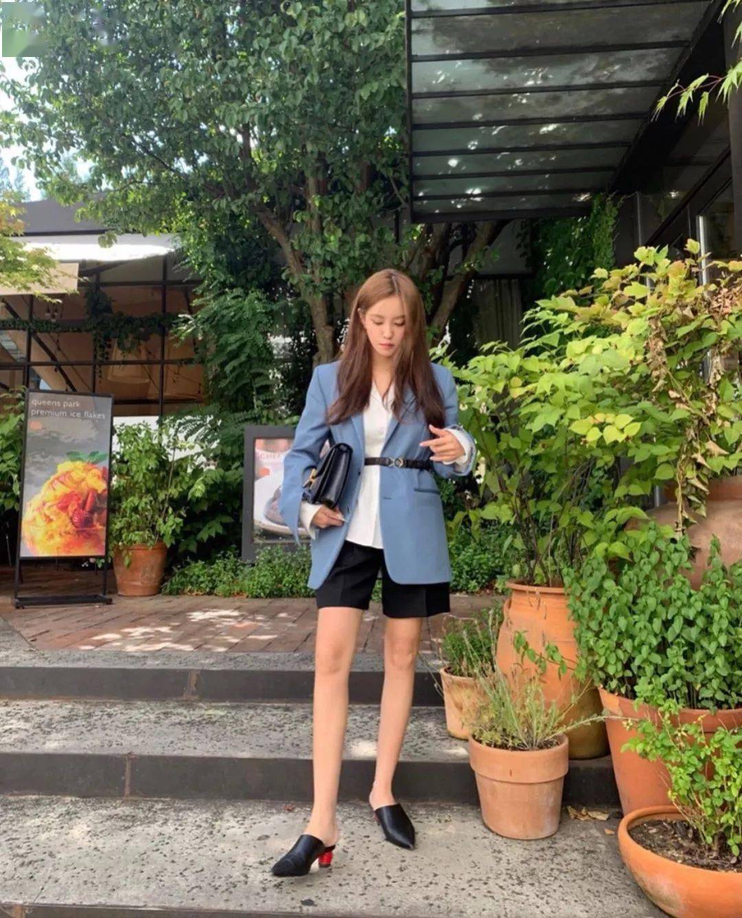 西装短裤最in夏秋换季搭配大气又个性