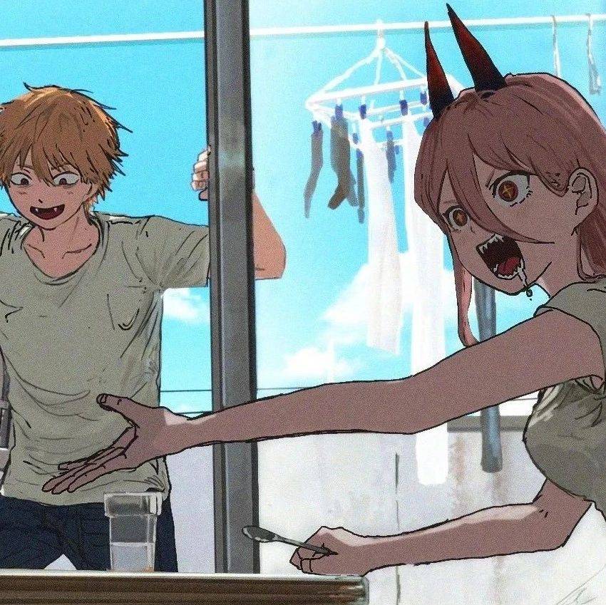 电锯人：帕瓦也太可爱了吧！_漫画