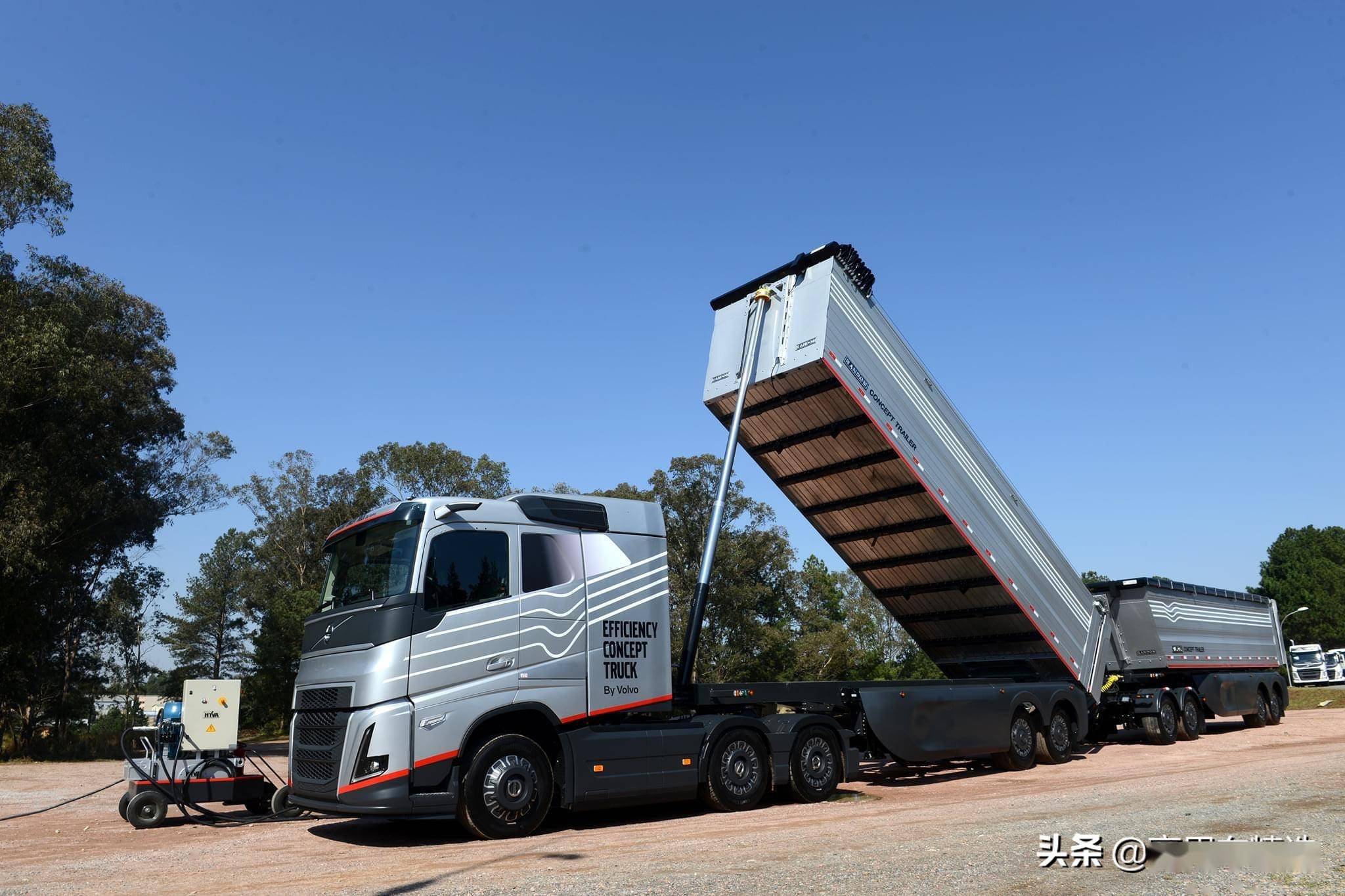 外观科幻 基于fh卡车打造 巴西沃尔沃卡车发布高效概念卡车