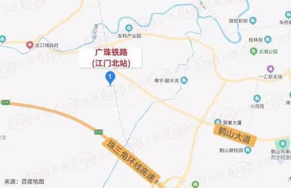 预计年底通车江门又一条重点铁路滨江新区鹤山站点已动工