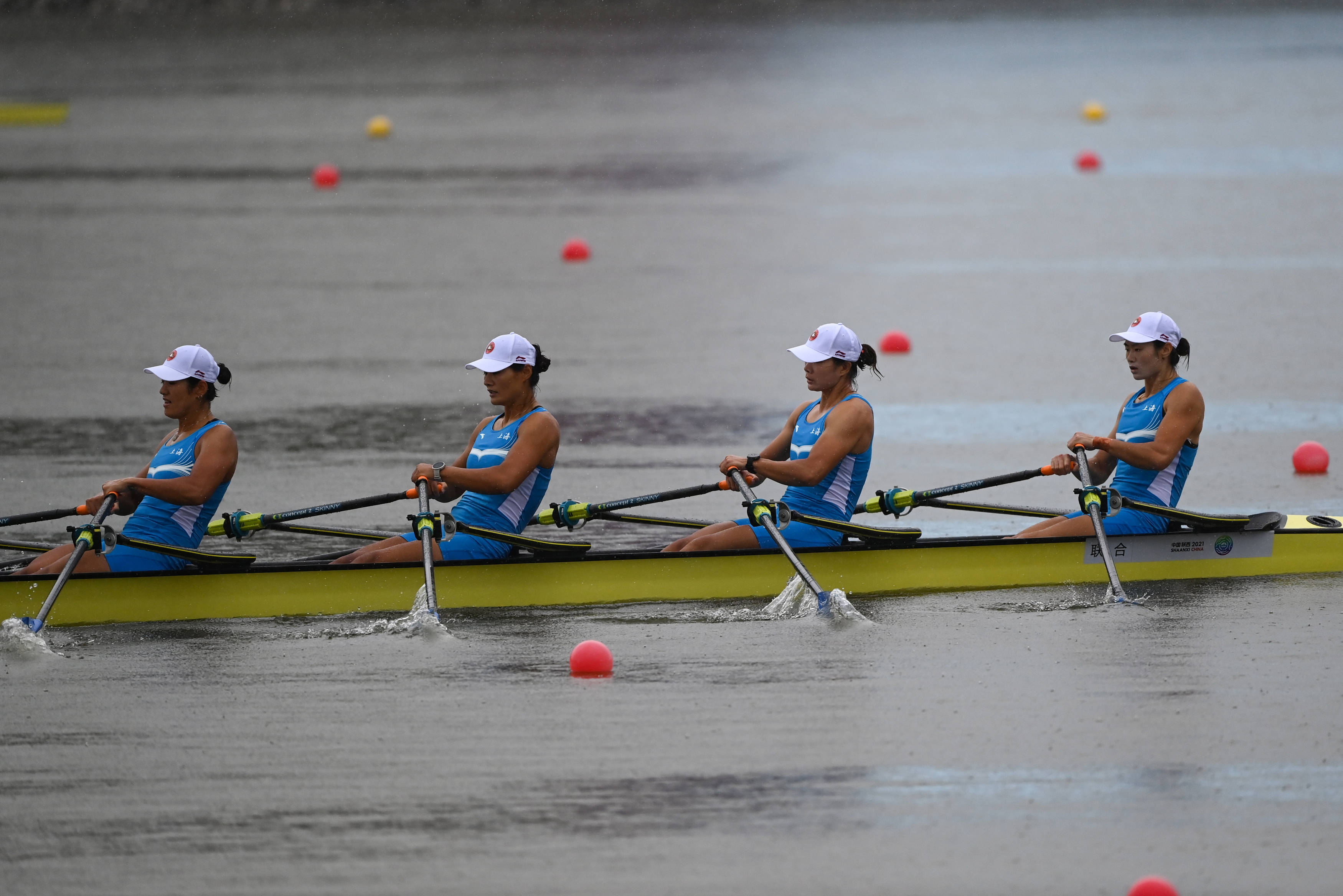 赛艇———女子四人双桨决赛赛况