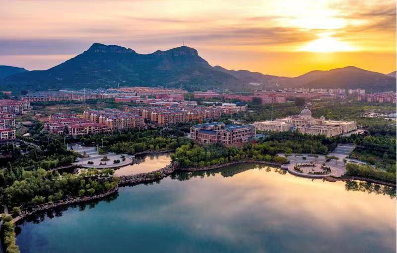 山亭城区园林小景生态宜居打造美丽城乡全力发展颐养乐活大公园品牌