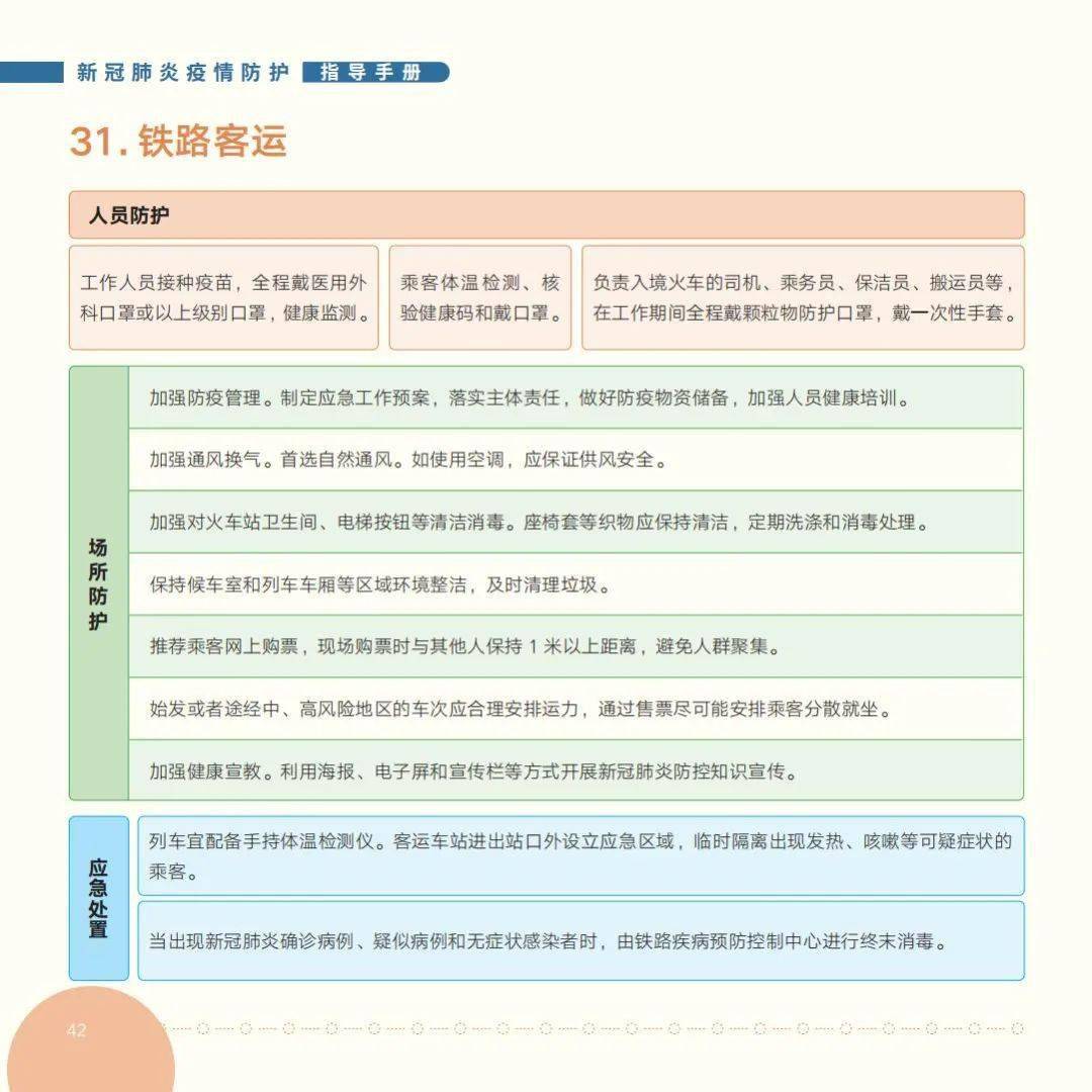 国家|收藏！最新版《新冠肺炎疫情防护指导手册》来啦