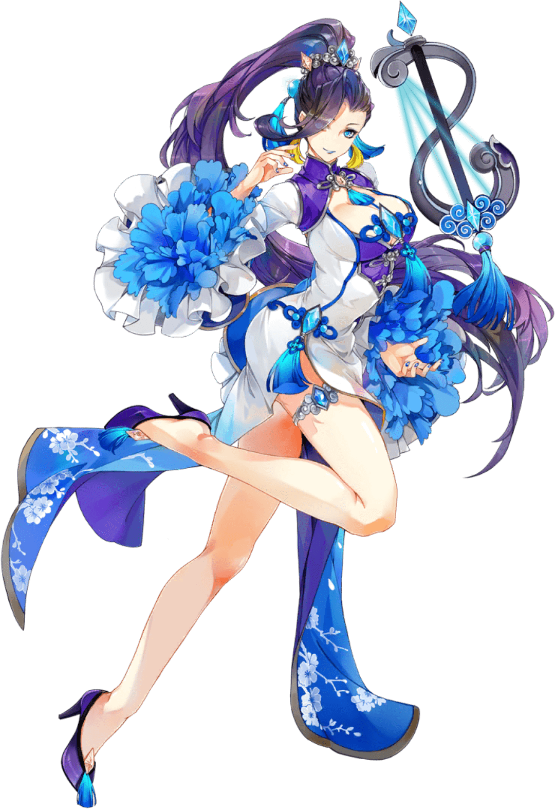 立绘素材高品质最终王冠x新世界游戏原画全身立绘美汁汁