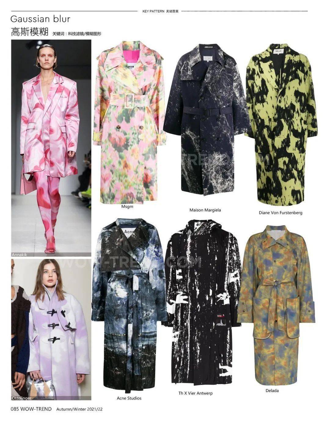 关键|22秋冬大衣设计关键趋势 !(细节/图案/面料/廓形趋势合集)