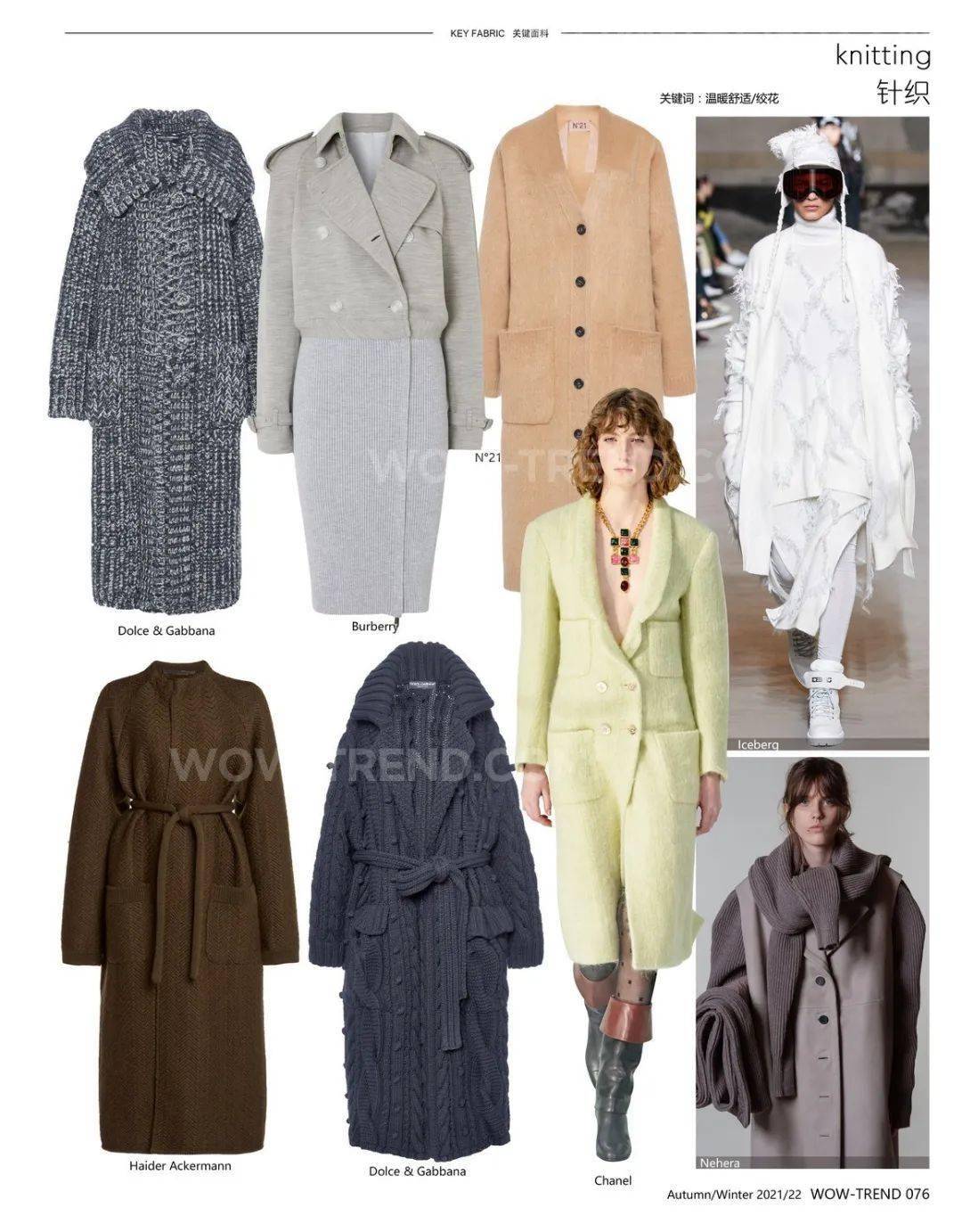 关键|22秋冬大衣设计关键趋势 ！（细节/图案/面料/廓形趋势合集）