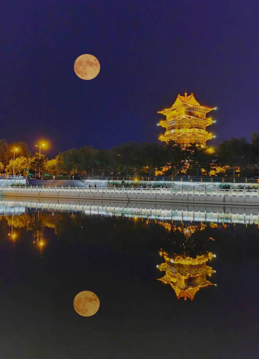 一起来看今年运河中秋最圆最美的月亮