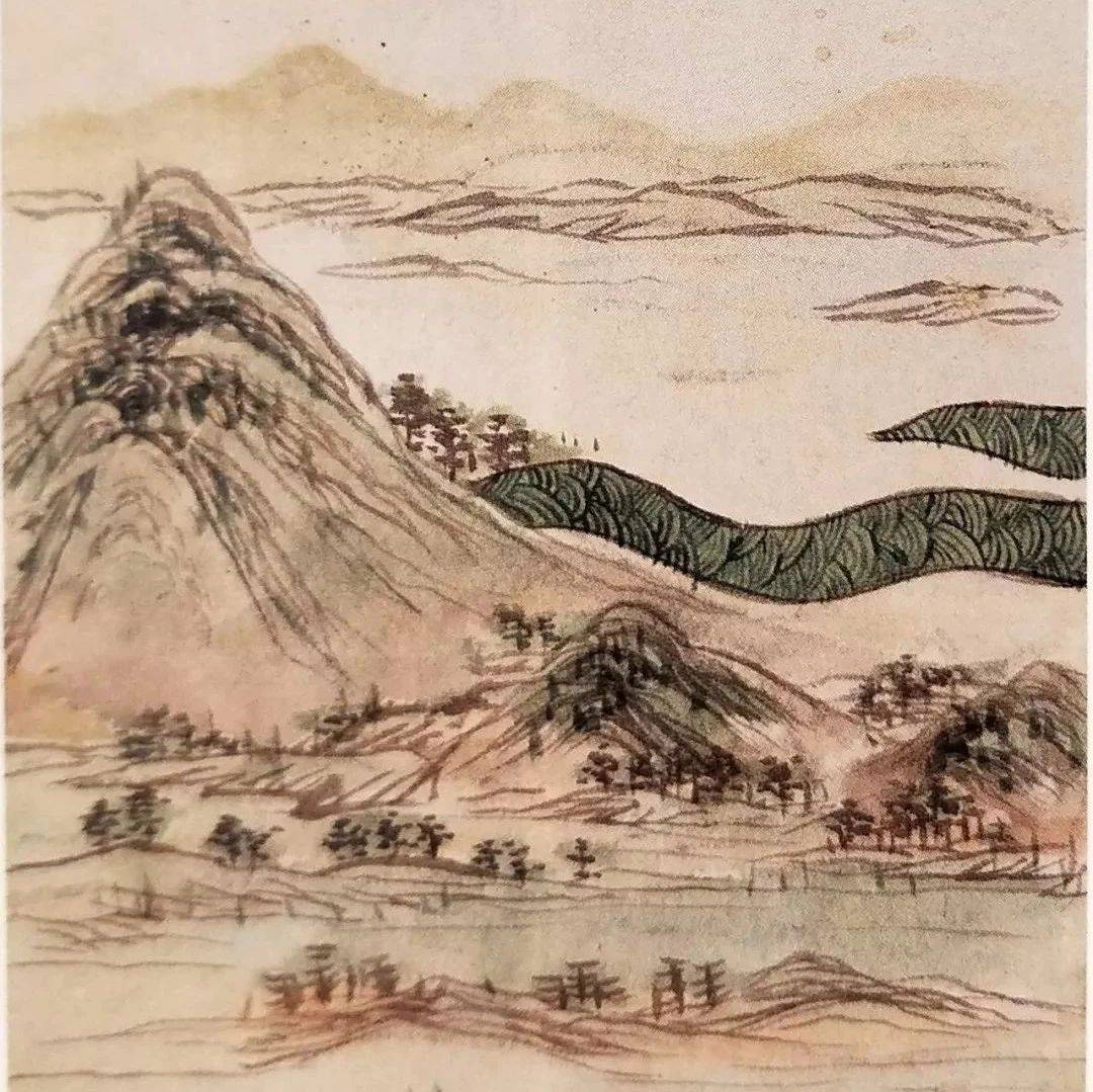 赏阮元图释古代名词册_土山