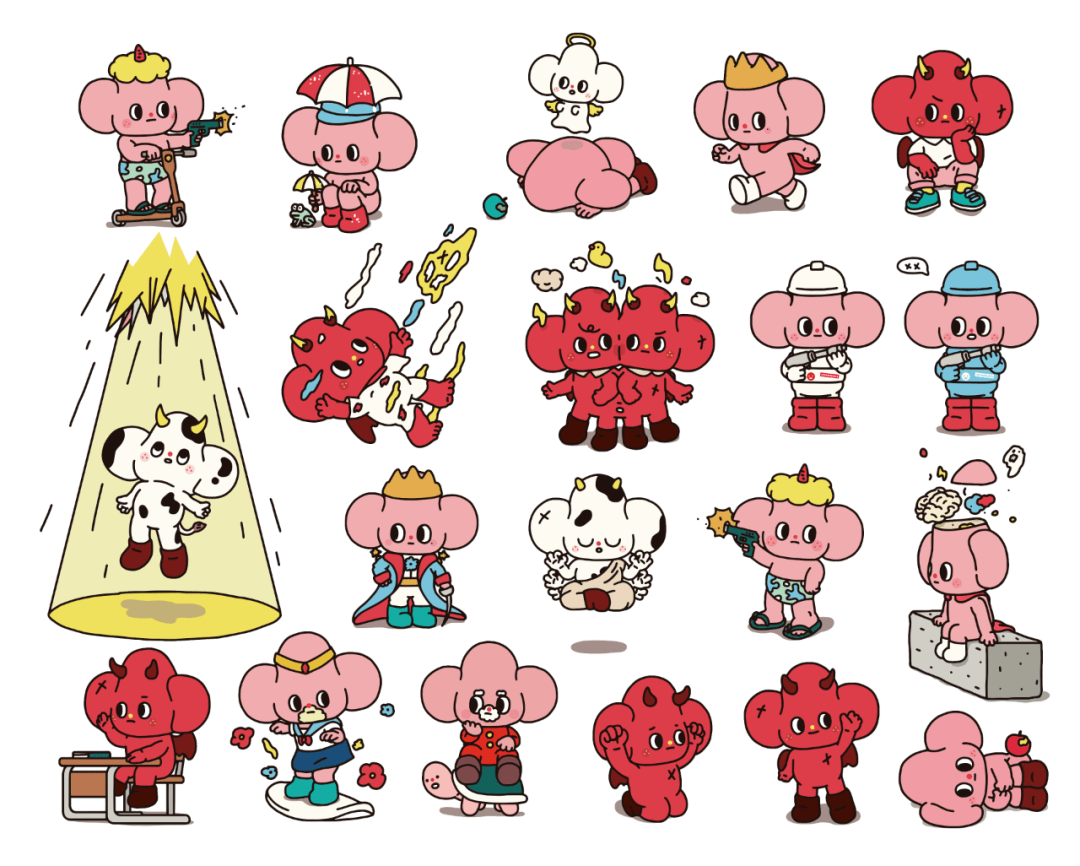 这些商业ip形象/卡通形象设计下面欣赏一下-下面欣赏一下同样中小企业