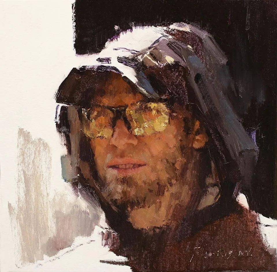 著名艺术家金凤石的油画人物艺术作品赏析