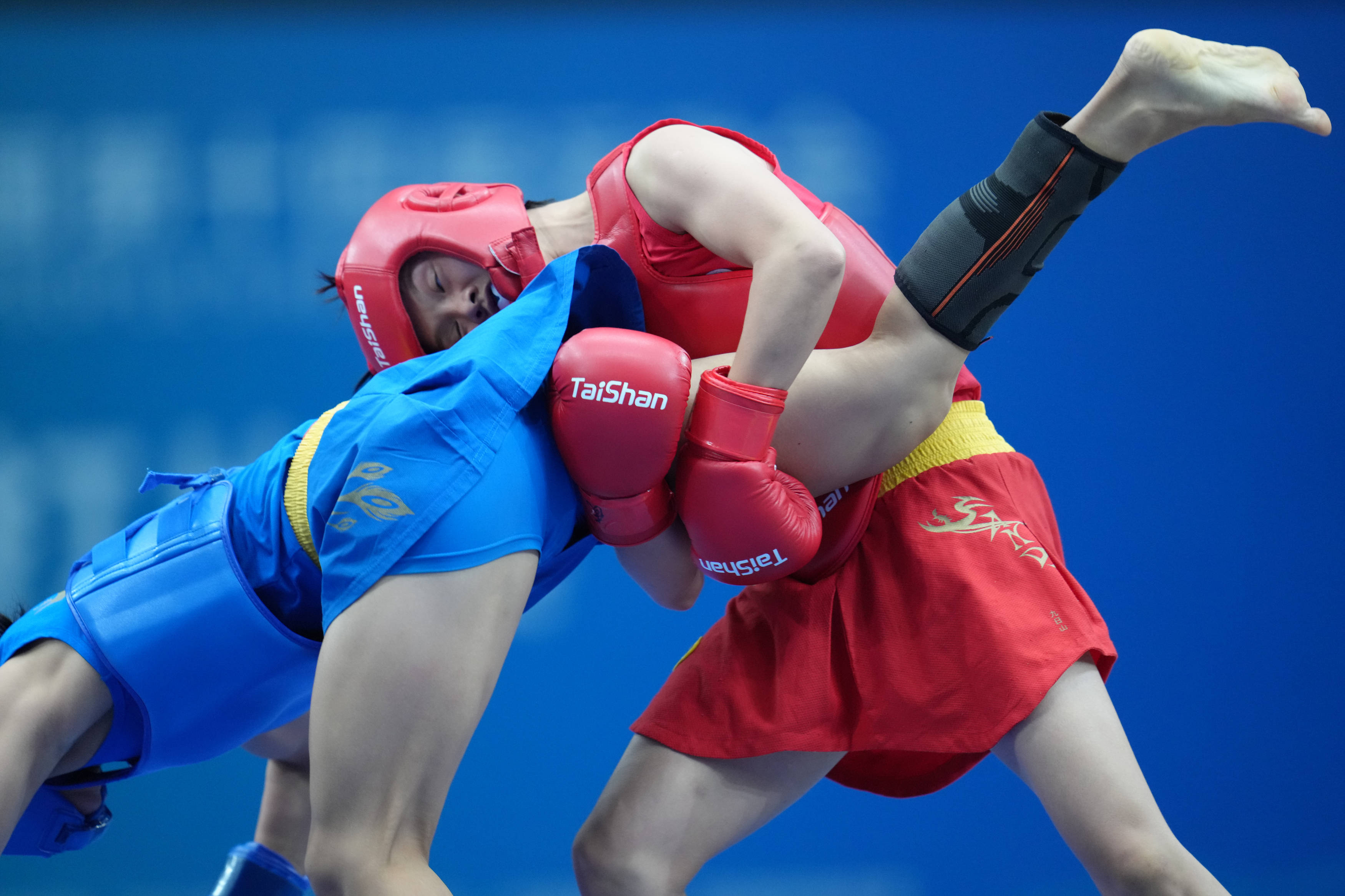 武术散打——女子团体决赛:上海队夺冠