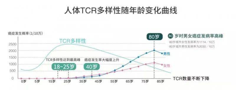 我们的年龄过了40岁后,人体的免疫细胞开始呈现大幅老化的明显态势!