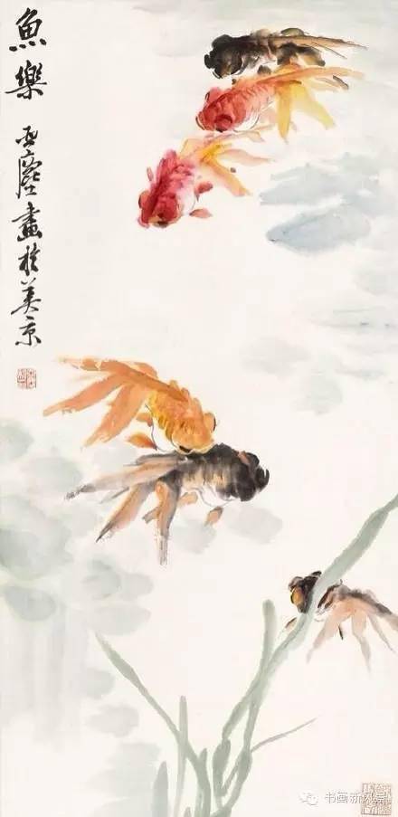 汪亚尘的金鱼作品20幅！_搜狐网