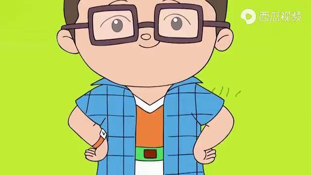 大耳朵图图:图图给自己画副眼镜,假装有学问,把妈妈逗乐了