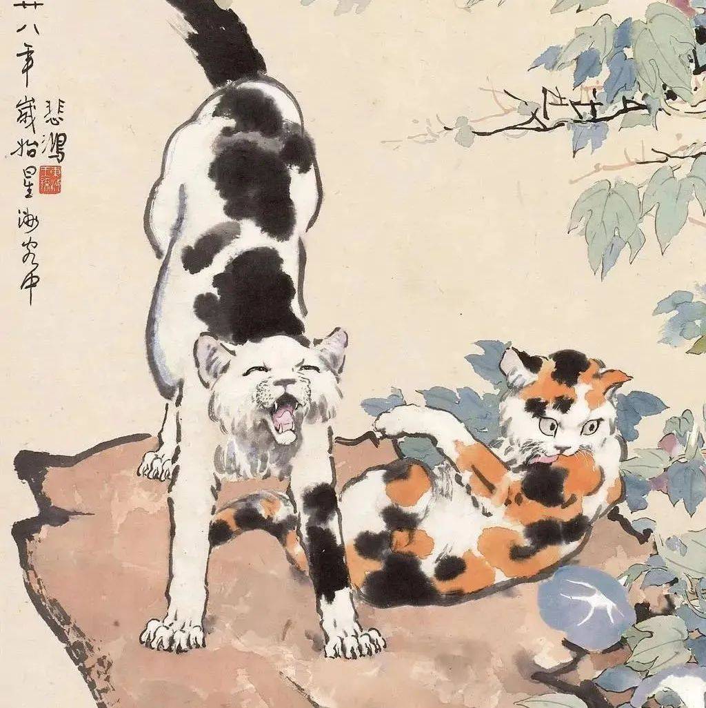 i 品书香丨徐悲鸿：其实我的猫比马画的好_搜狐网