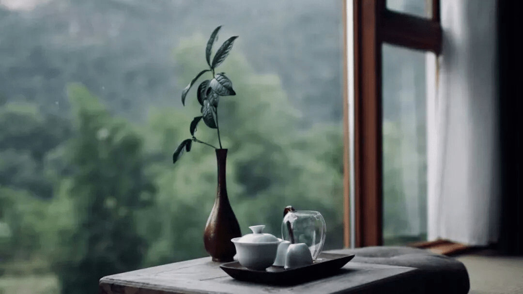 古琴曲叶水相逢半盏清茶观浮沉人生一颗静心看清凉世界