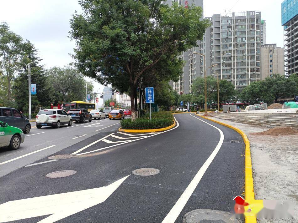 秦州区藉河北路右转车道投入使用_工程