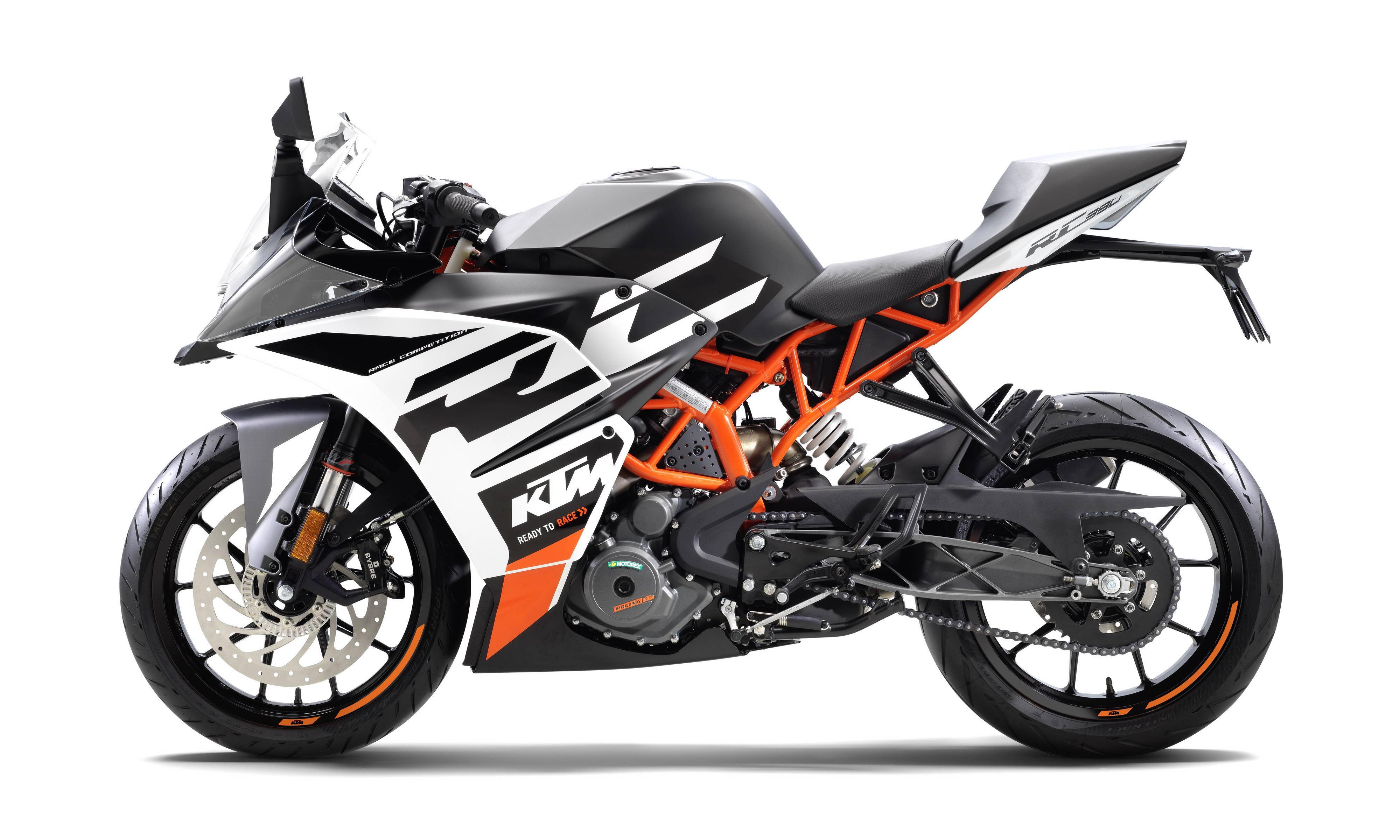 ktm 新一代 rc125,rc200,rc390 细节简介