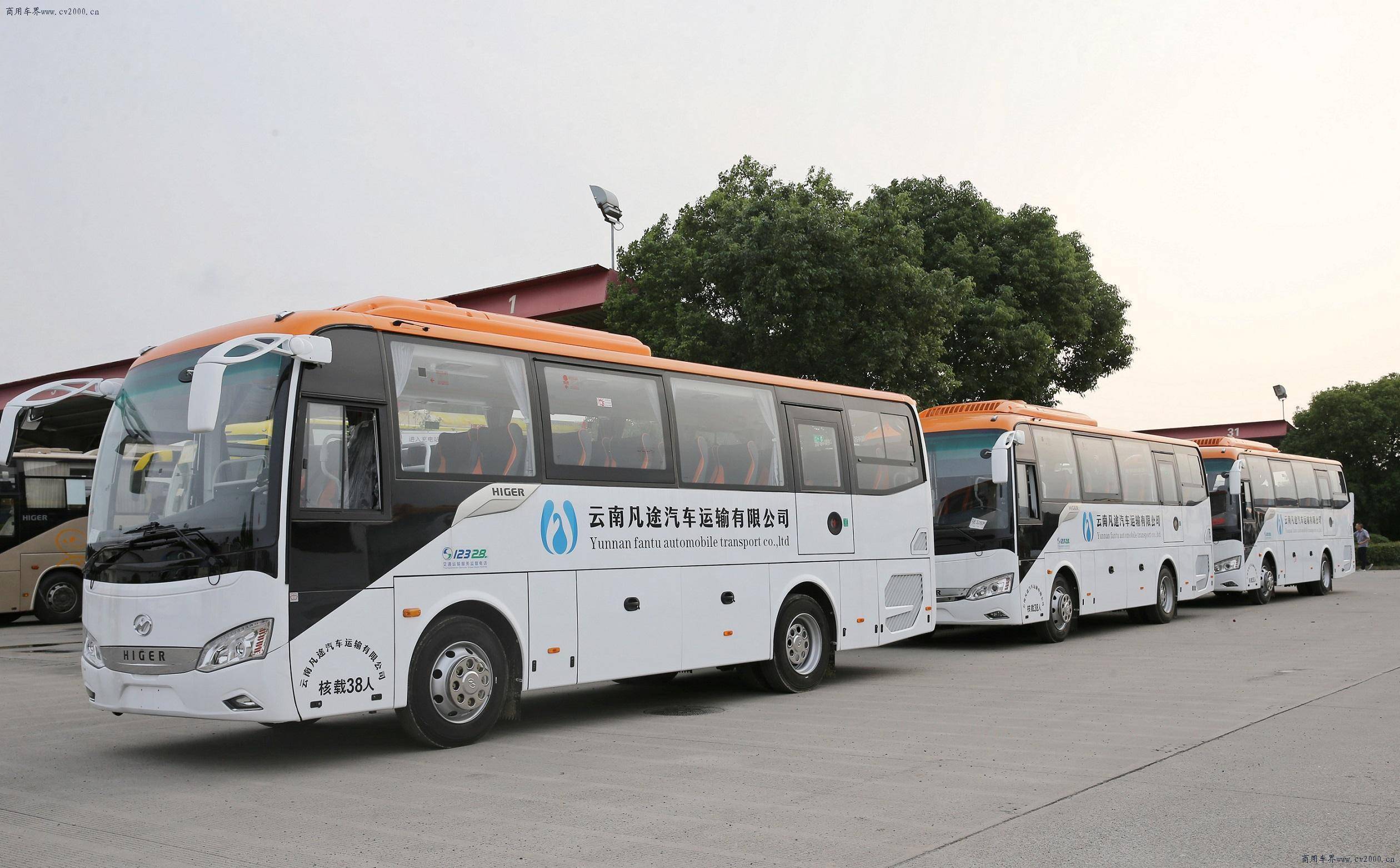 苏州金龙首批20辆海格客车交付给云南凡途