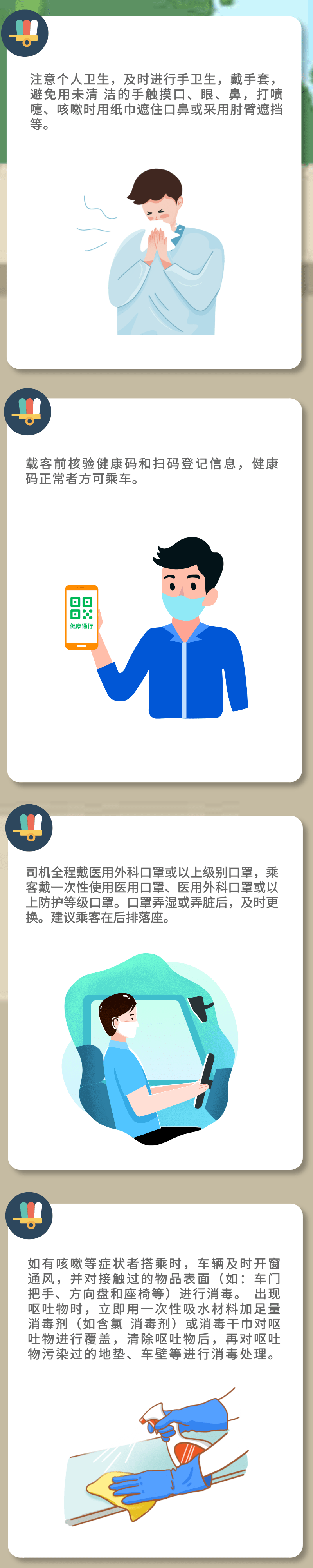 出租汽车|新冠肺炎疫情常态化防控防护指南之出租汽车篇