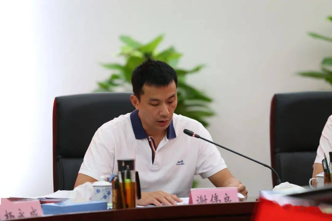 镇党委副书记谢伟良传达学习了新《安全生产法》相关内容.