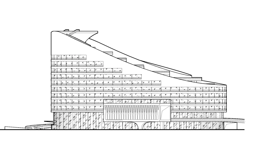 中国建筑又一项世界之最新雪国金顶酒店建有高638米穿山电梯