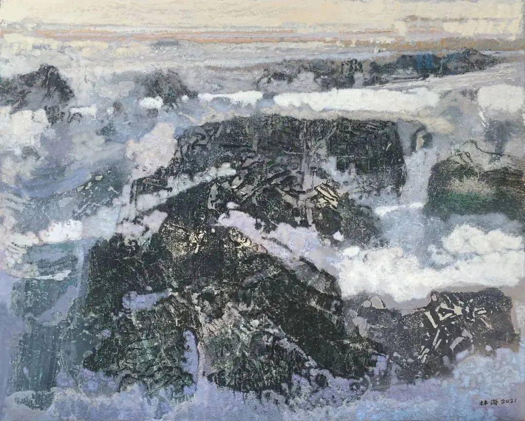 全国中青年画家综合材料绘画作品