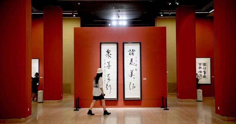 中国|班禅额尔德尼·确吉杰布作品亮相中国佛教书画邀请展