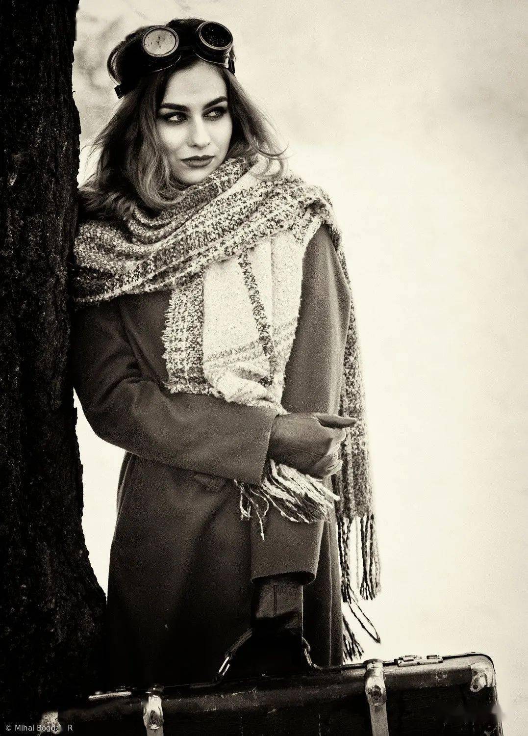 散发着迷人魅力的女性人物肖像_摄影