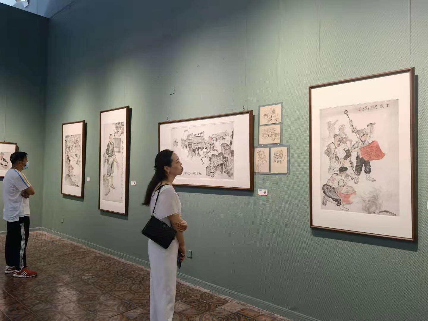 公共隋成林先生画展亮相青岛市美术馆展现90岁老画家72年创作历程