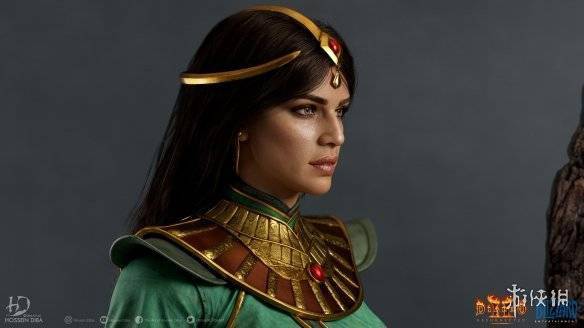 暗黑破坏神2女巫高清3d模型赏!暗黑2重制版女术士高清建模