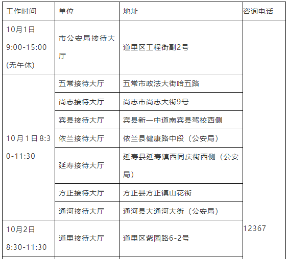 道里社保咨询