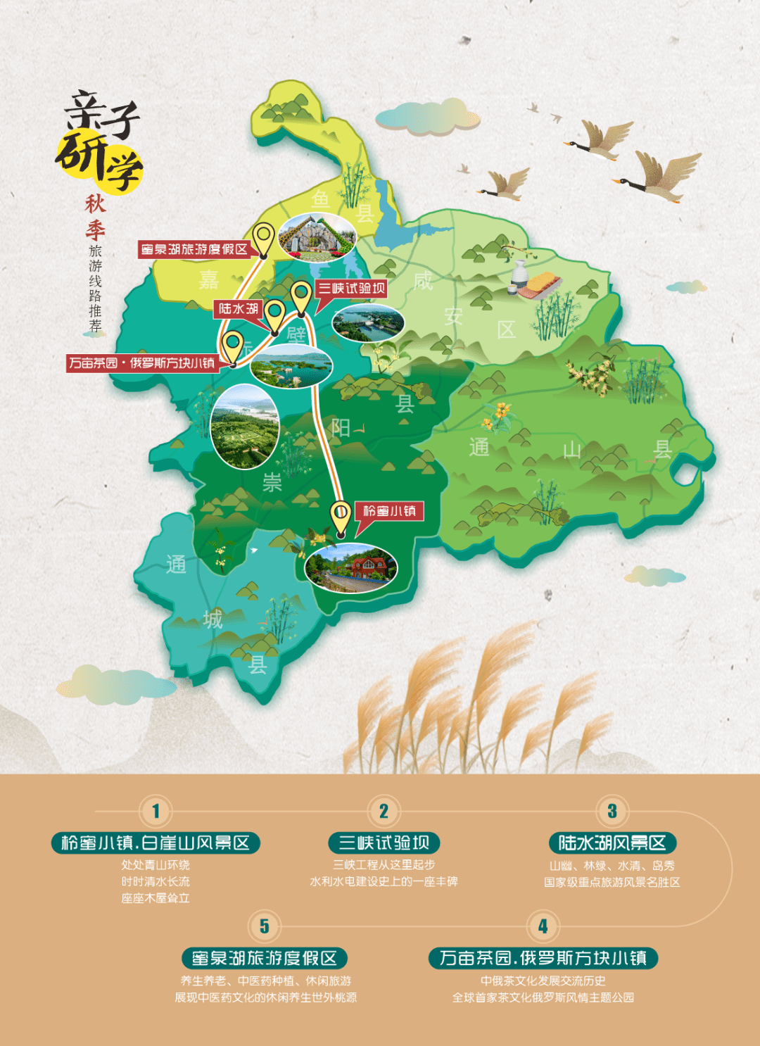 向快乐出发12条咸宁旅游线路等你来玩