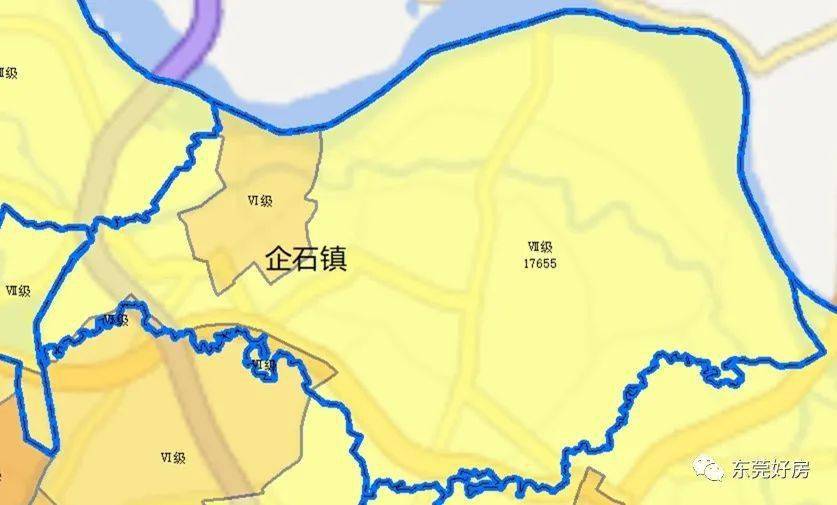 东莞官方发布各镇街房价地图!