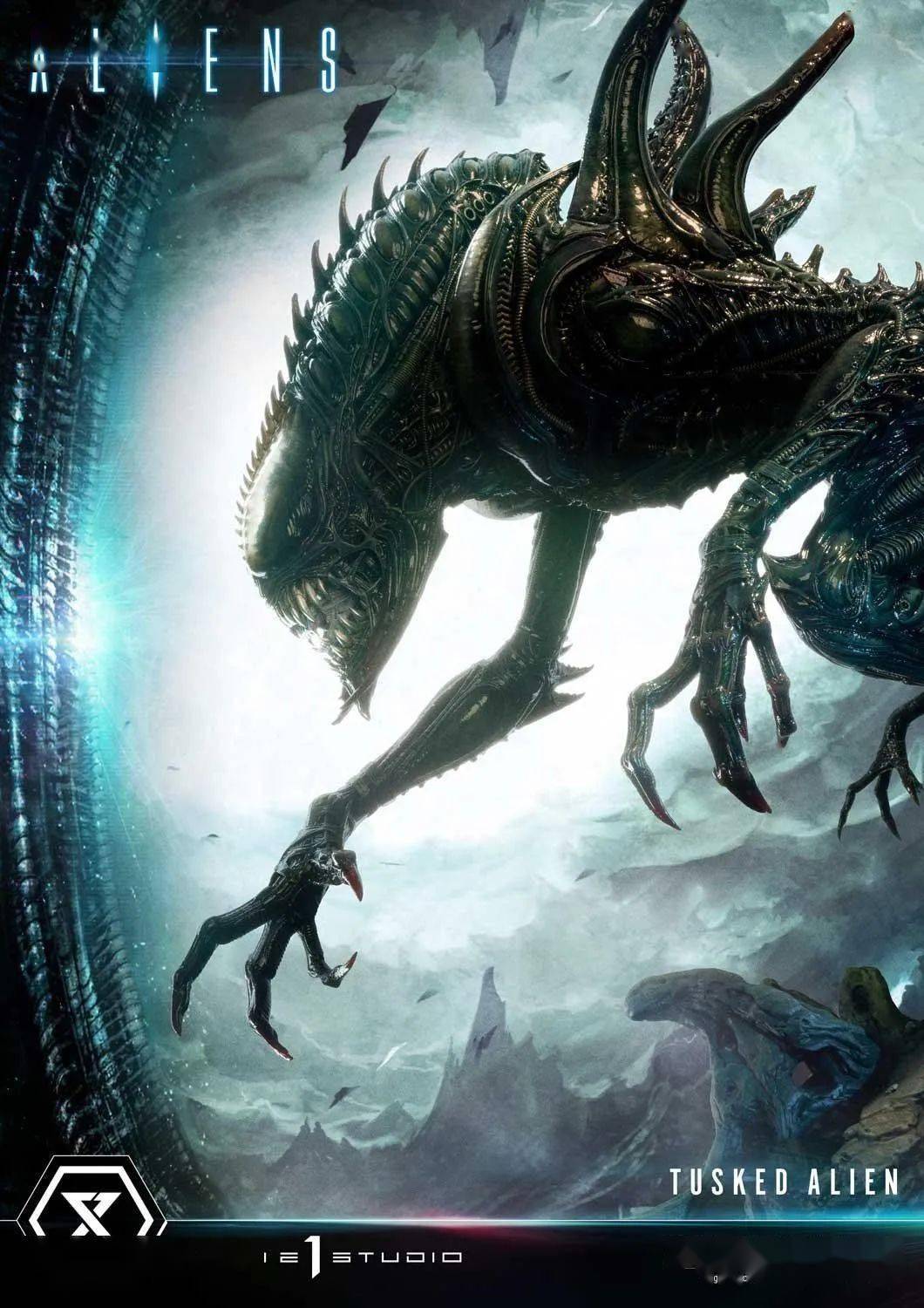 美系异形独特品种登场prime1studio新品14异形漫画獠牙外星人bonus版