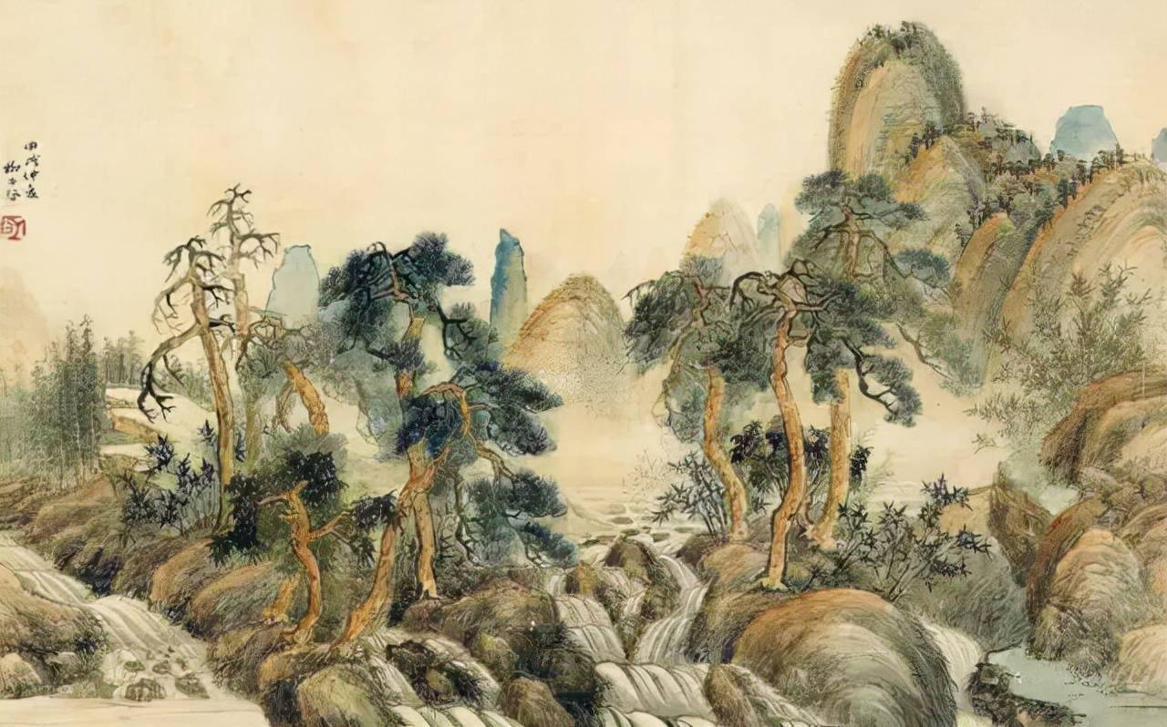 柳子谷精品山水鉴赏