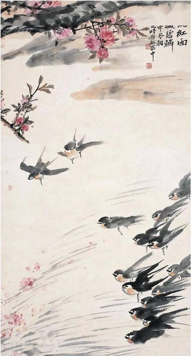 吴茀之写意花鸟画高清五十幅欣赏