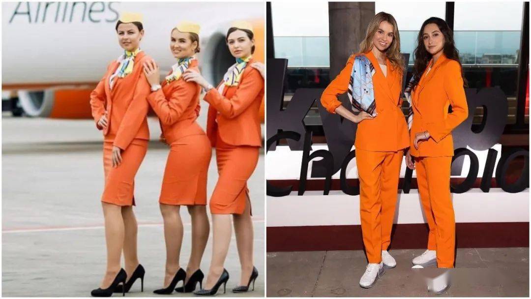 高跟换运动鞋裙子换长裤乌克兰改革空姐制服看起来很棒哇