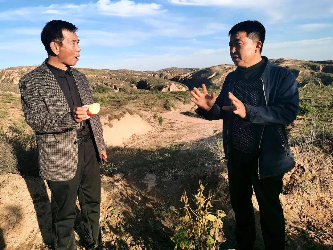 中央电视台著名品牌策划专家李长征等深入榆林考察张建仁山地苹果